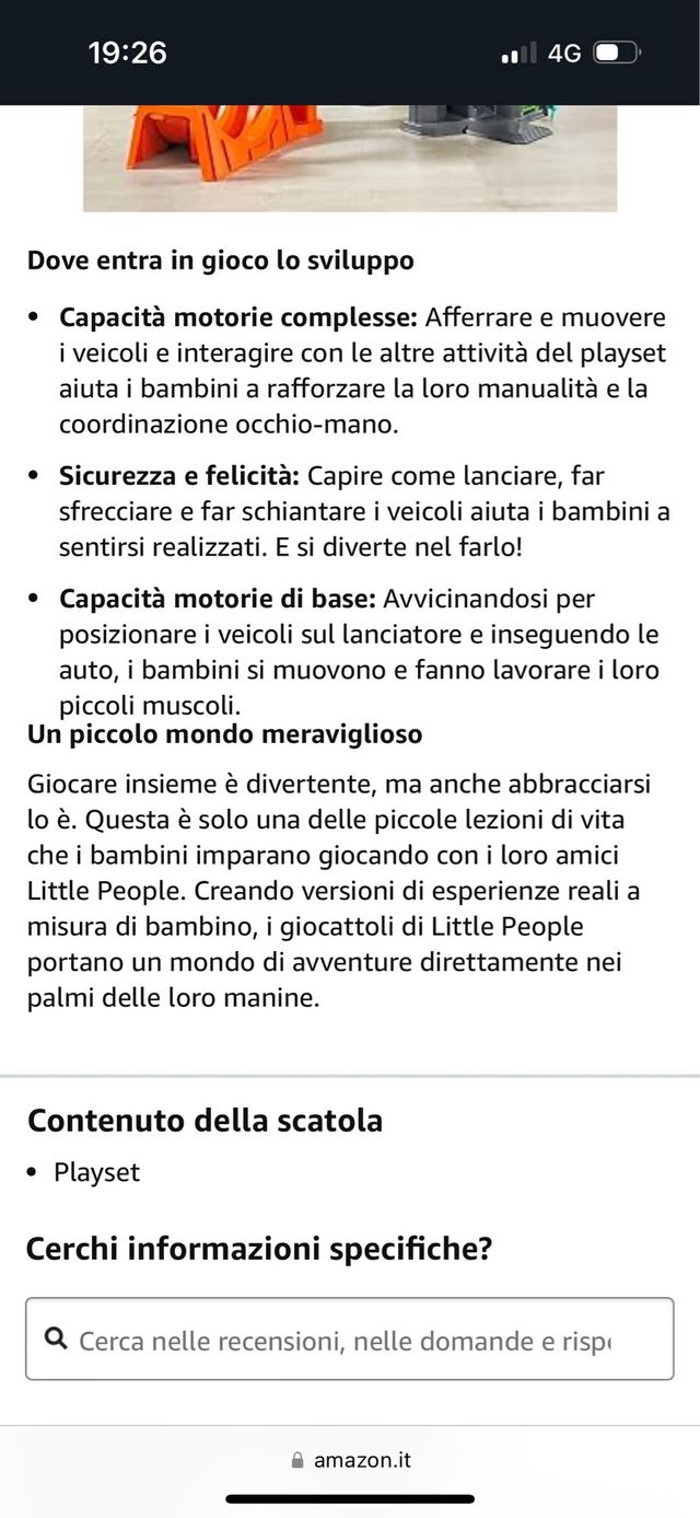 Pista little people fisher price