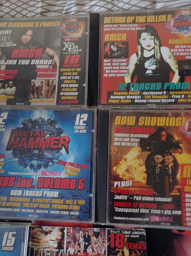 cds y revistas metal hammer