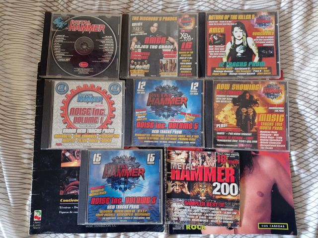 cds y revistas metal hammer