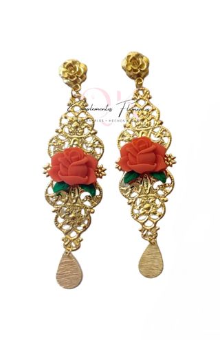 Pendientes y Peinecillos flamenca