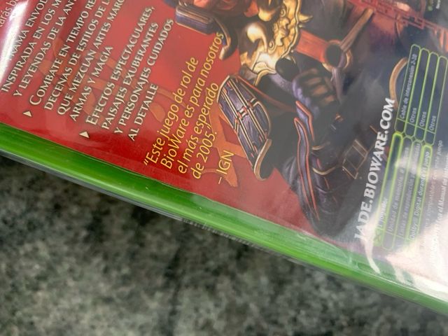 Jade Empire xbox precintado PAL ESP