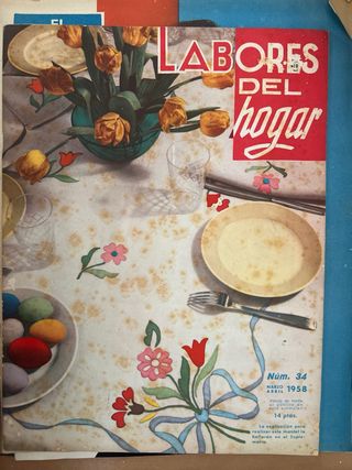 3 revistas Labores del Hogar 50’ 60’