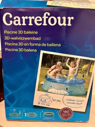 Piscina Hinchable Infantil 3D 