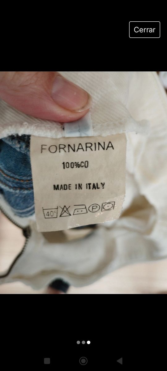 Falda vaquera fornarina