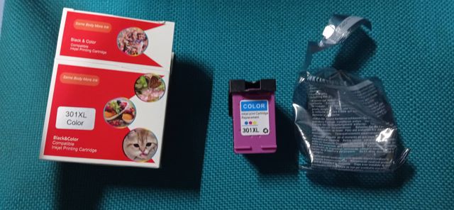 cartucho para impresora nuevo  301xl  color