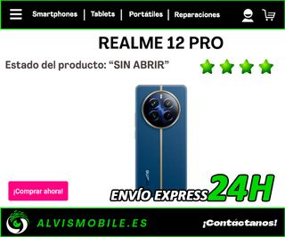 💥Realme 12 Pro 12GB/256GB Beig "Sin abrir"💥