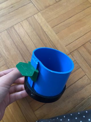 Cilindro de plastico