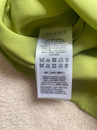 Camisa Gucci mujer en seda nueva con etiqueta