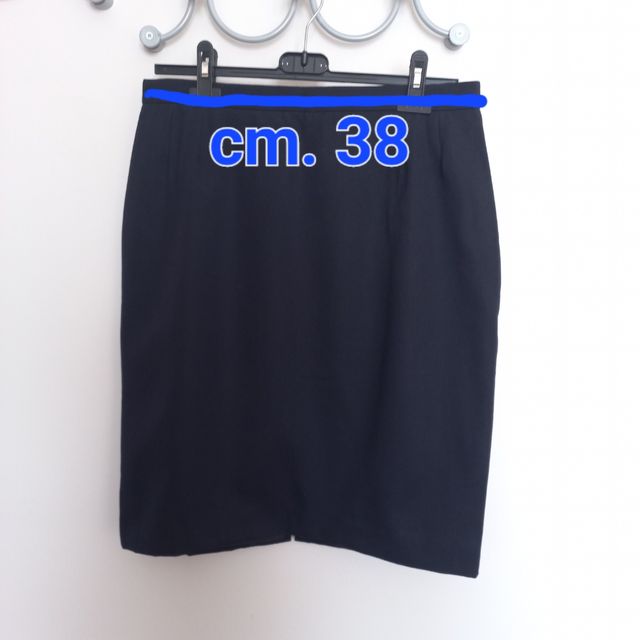 Gonna tubino blu scuro