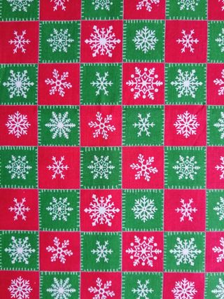 Stoffa Natalizia Rossa e Verde
