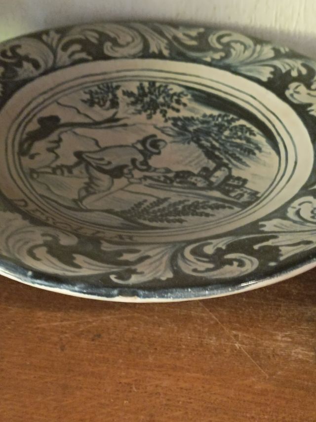 Platos ceramica catalana decoración 