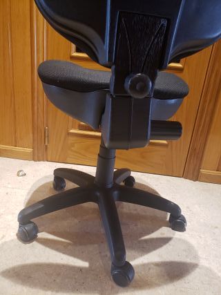 Silla De Escritorio Ofc Giratoria Sin Brazos Negro