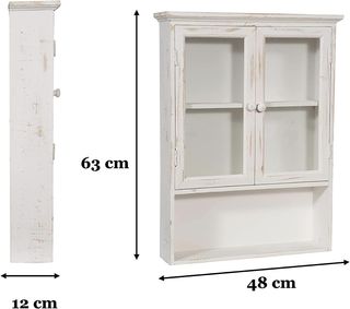 Eleganza Funzionale: Mobiletto da Bagno Sospeso in