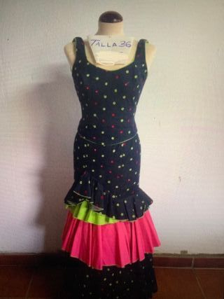 Traje flamenca, gitana 