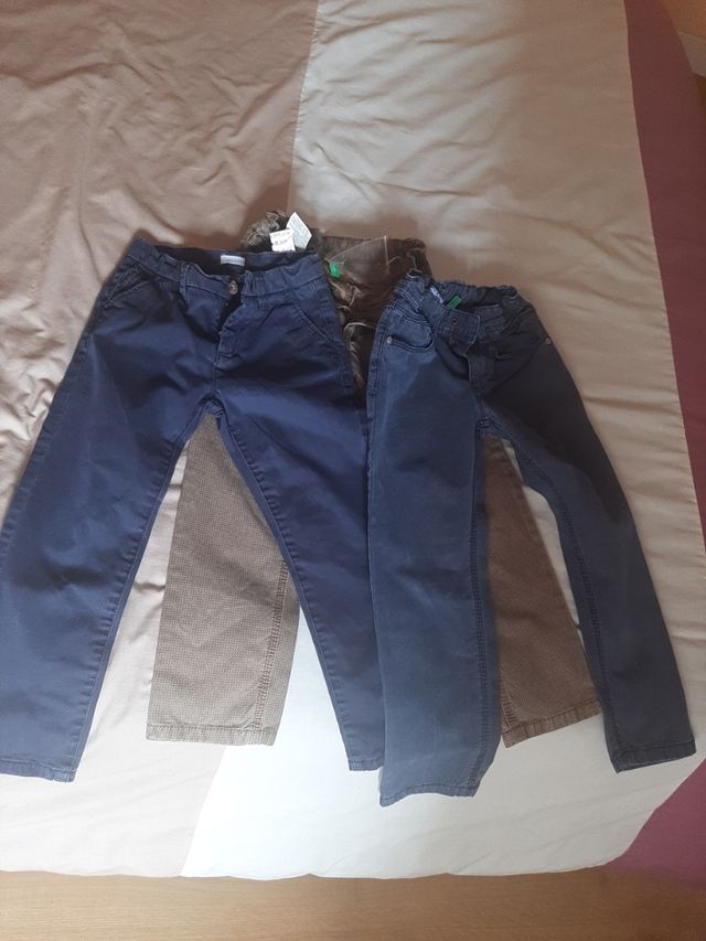 Pantalones niño (Benetton y Gocco)