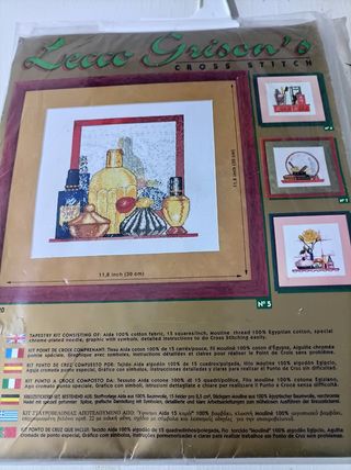 Lote kits punto de cruz