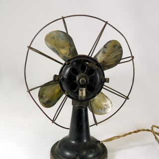 Rara ventola d'epoca CGE primi anni 1900 - VTF25