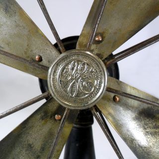 Rara ventola d'epoca CGE primi anni 1900 - VTF25