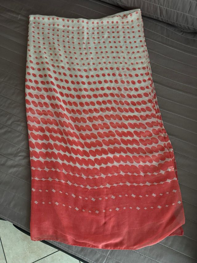 Pareo foulard Aranciviola pois 