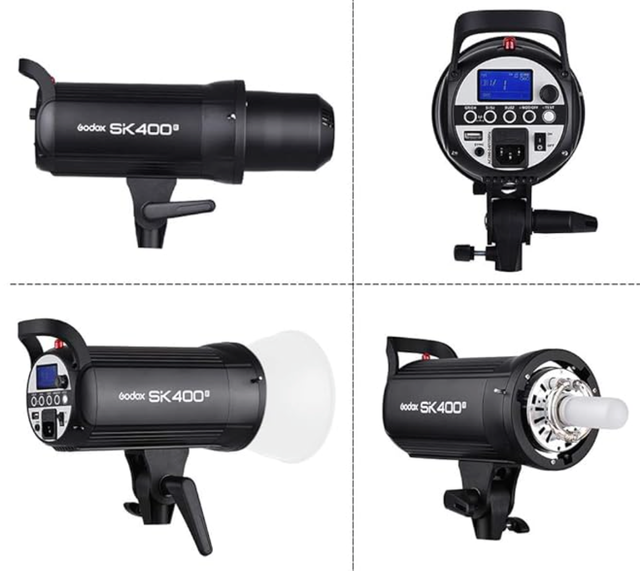 Flash Godox SK400II Compactos 400Ws Estroboscopio 