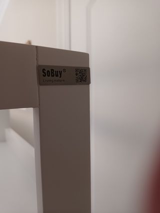 ESTANTERÍA BLANCA CON CAJÓN.