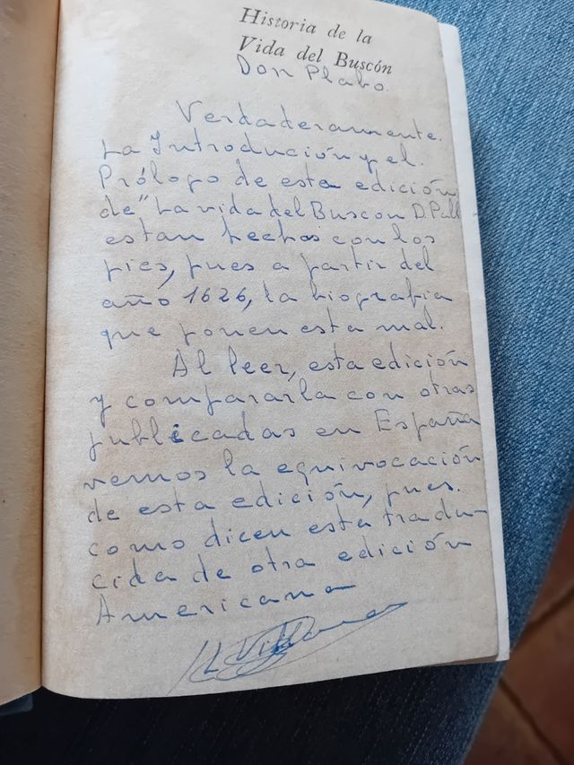 Vita di Buscón Francisco Quevedo 1917