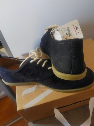 Zapatos blucher soft hombre