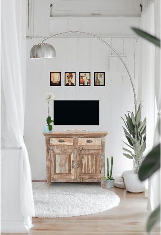 Mobile Multifunzione Rustico in Legno di Recupero