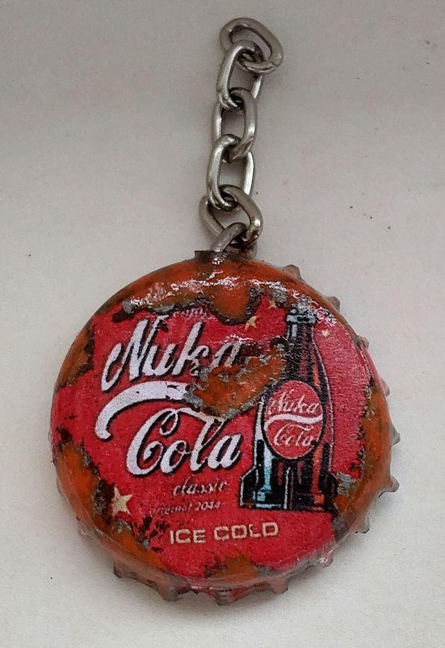 Fallout tappo Nuka Cola - portachiavi replica