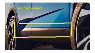 NISSAN QASHQAI J12.2021....JUEGO MOLDURAS DE PTAS