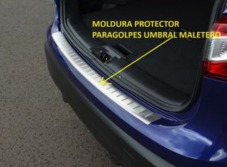 NISSAN QASHQAI J12 2021....MOLDURA PARAGOLPES TRA.
