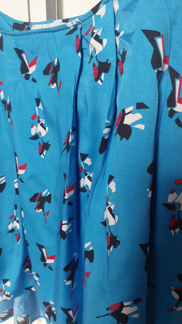 Gonna Intrend azzurra fantasia