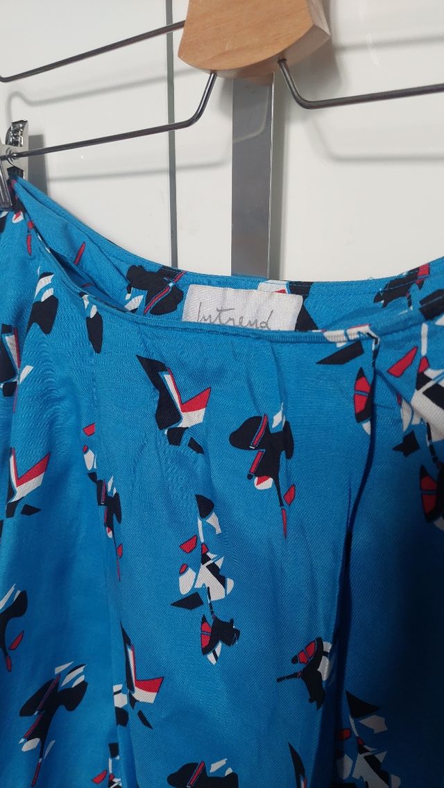 Gonna Intrend azzurra fantasia