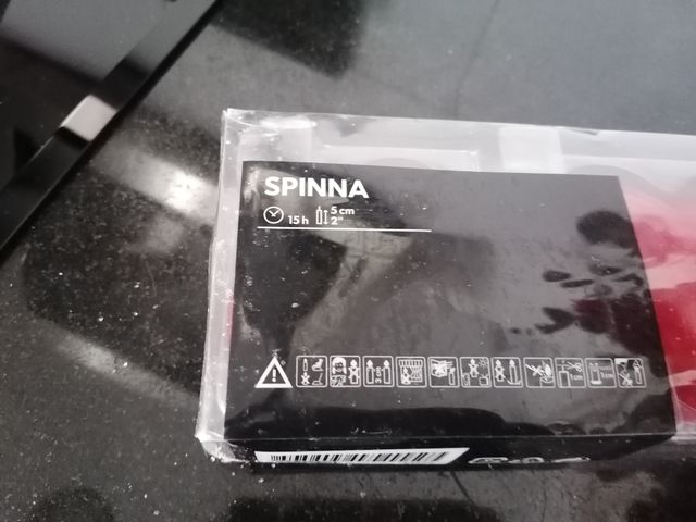 Pack 3 velas corazon de 9cm