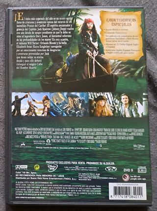 Pack DVD Piratas del Caribe