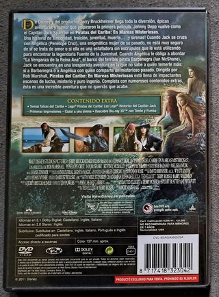 Pack DVD Piratas del Caribe
