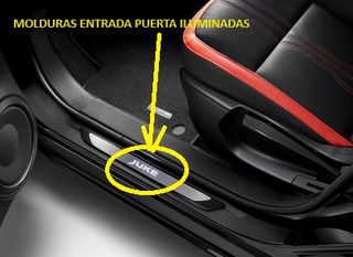 NISSAN juke f16 2019molduras entradas pTAS CONLUZ