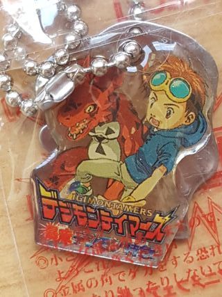 SELLADO LLAVERO DOBLE ONE PIECE Y DIGIMON TAMERS