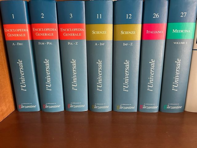 Volumi enciclopedia garzantine