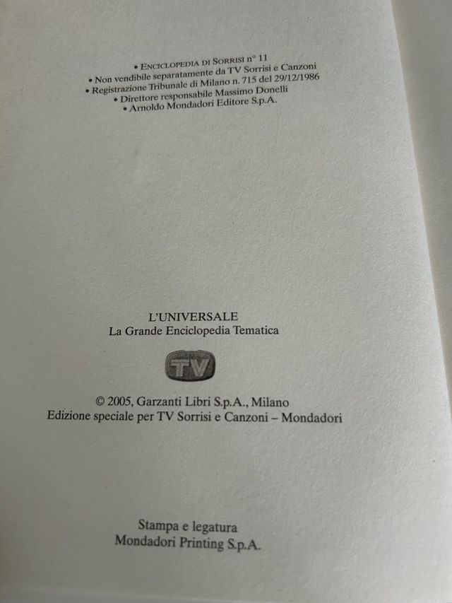 Volumi enciclopedia garzantine