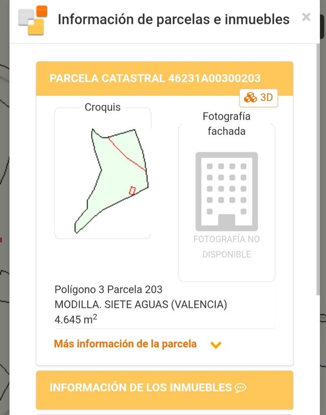 Siete aguas terreno rustico