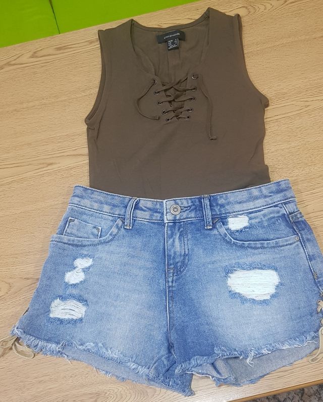 Conjunto de short y top