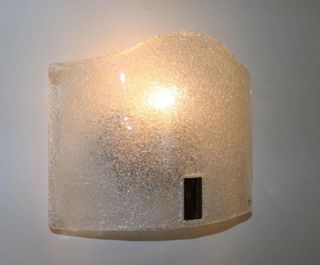 Applique da parete in vetro di Murano