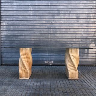 Mesa Diseño vintage by McGuire USA 1970