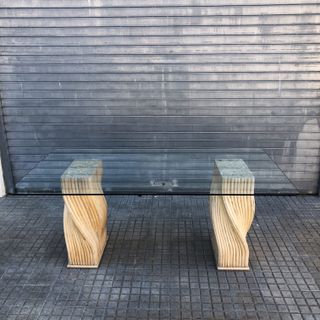 Mesa Diseño vintage by McGuire USA 1970