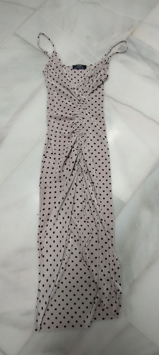 Vestido lunares Bershka