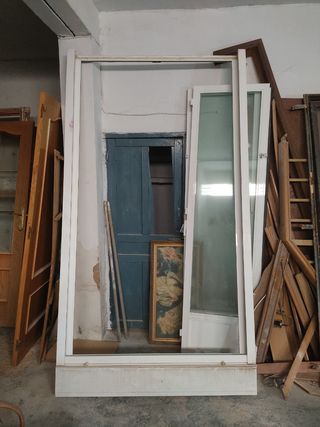 Balconera aluminio doble cristal