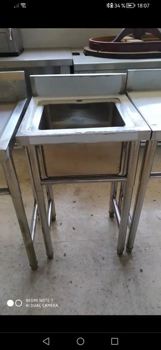 Fregadero de 1 seno