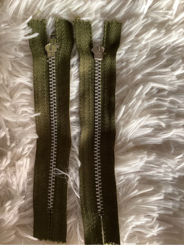 Oferta Cremalleras colores metalicas YKK nuevas