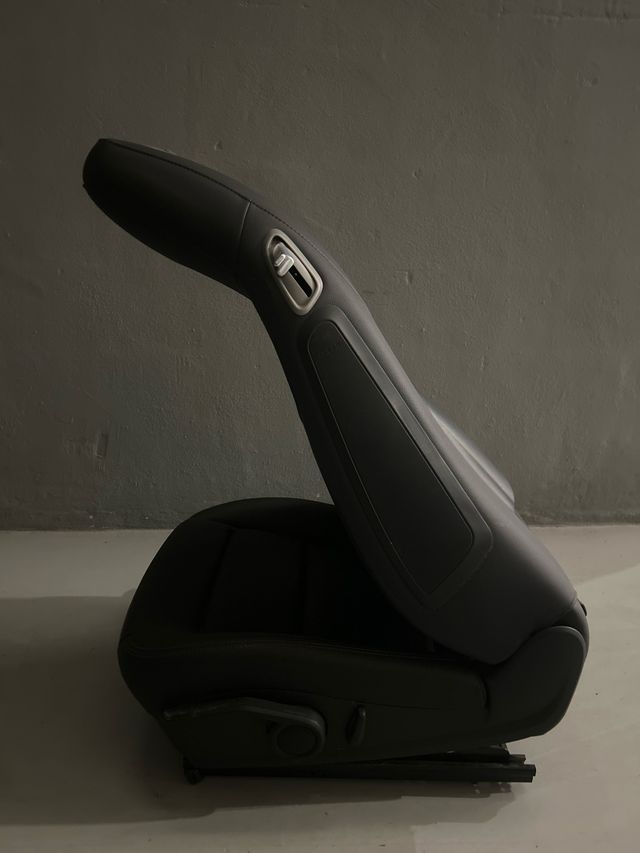 Asientos porsche 718 Cayman cuero negro